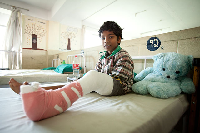 One of Dr. Ashok Banskota's patients