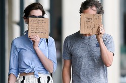 Anne Hathaway and Adam Shulman support World of Children an other charities