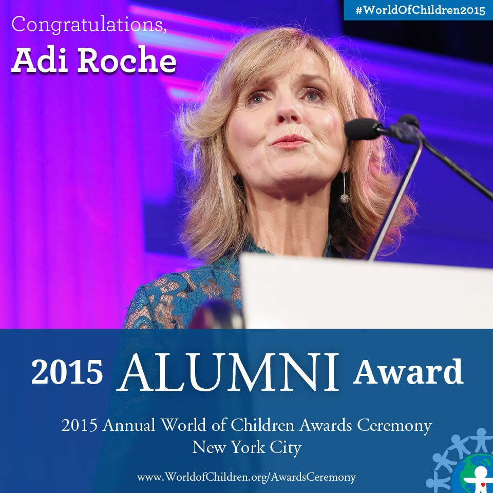 2015 World of Children Alumni Award Honoree Adi Roche